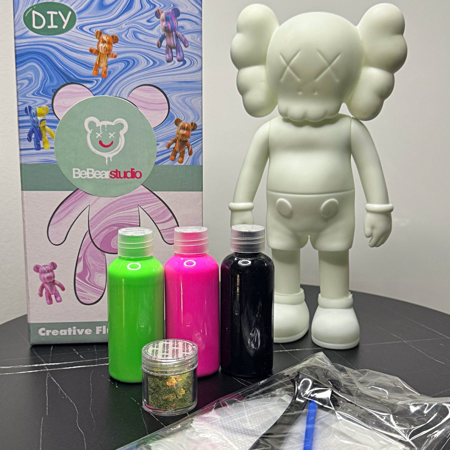 BeBear® – KawsBear Fluid Art Kit - BeBear Studio®