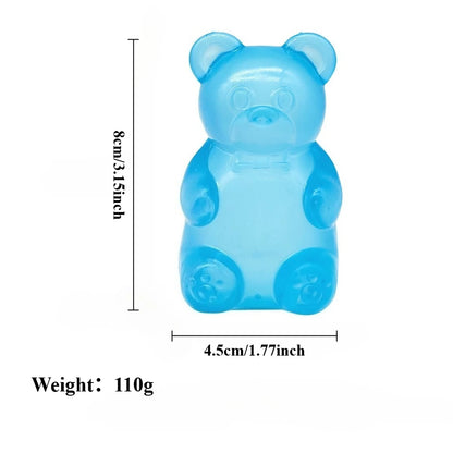 Squishy Mini Cute Bear Maltose Squeeze Toy - Stress Relief Fidget Sensory Toys, Soft Slow-Rebound Squishies for Kids and Adults